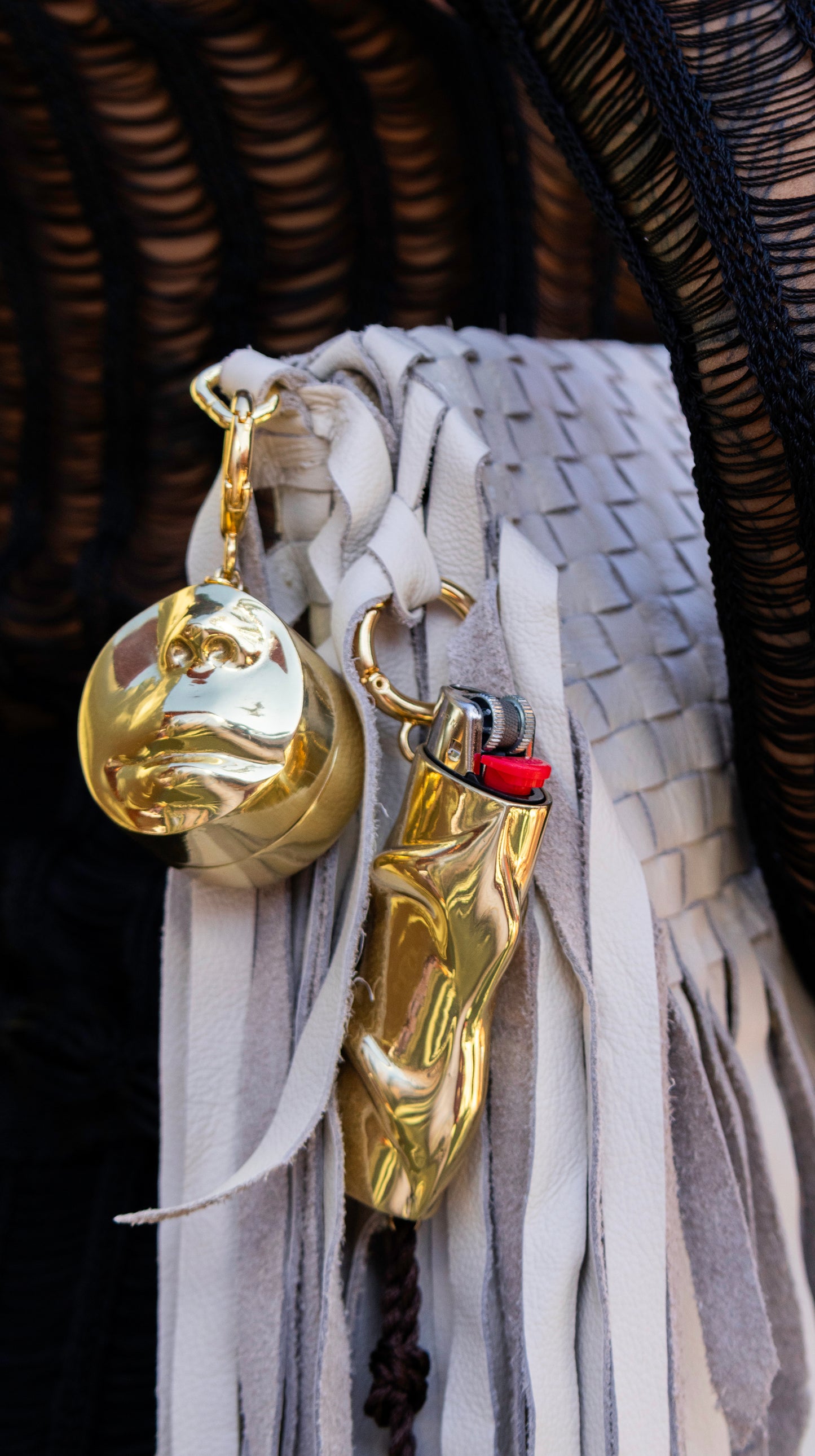 TASSEL LIGHTER HOLDER